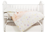 Сменная постель 3 эл Twins Comfort 3051-C-024, Жирафки беж / фиолет, бежевый