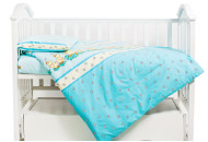 Replaceable bed 3 EL Twins Comfort 3051-C-025, Ducklings of Blue, Blue