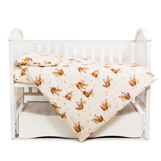 Exchange Bed 3 El Twins Comfort 3051-C-031, bees, beige