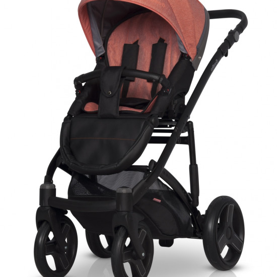 Коляска 2 в 1 Colibro Nesto peach/кораловий
