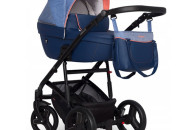 Коляска 2 в 1 Colibro Nesto jeans синій