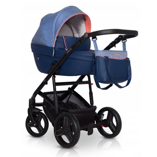 Коляска 2 в 1 Colibro Nesto jeans синій