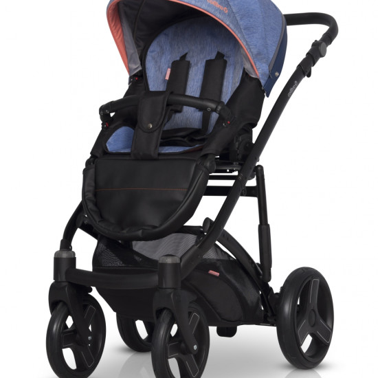 Коляска 2 в 1 Colibro Nesto jeans синій