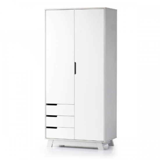 Шкаф Верес Manhattan 850 с ящиками 39.33.2.17, бело / серый, белый / серый