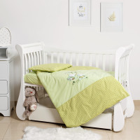 Сменная постель 3 эл Детская  Twins Limited 3099-TL-005, Dog & cat green, зеленый