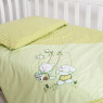 Змінна постіль 3 ел Дитяча Twins Limited 3099-TL-005, Dog & cat green, зелений