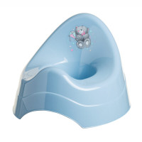 Горшок Maltex Bears 2077 dirty blue, голубой