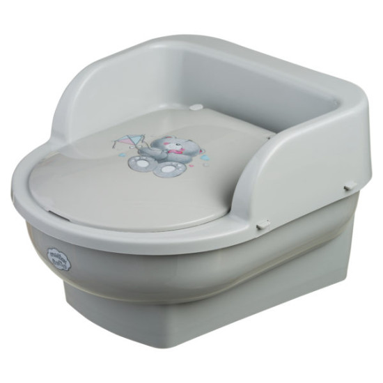 Горшок кресло Maltex Bears 1957 grey, серый