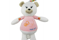 Плюшевая подвеска музыкальная Baby Mix TE-8295L-25 Мишка TE-8295L-25P-Y, pink, розовый