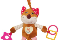 Плюшевая подвеска с вибро Baby Mix STK-17509 Лис STK-17509P, pink, розовый