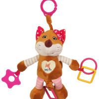 Плюшева підвіска з вібро Baby Mix STK-17509 Лис STK-17509P, pink, рожевий