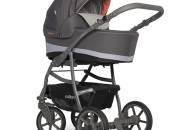 Коляска 2 в 1 Colibro Focus 9023-CF-15, coral, серый / оранжевый