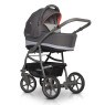 Коляска 2 в 1 Colibro Focus 9023-CF-15, coral, серый / оранжевый