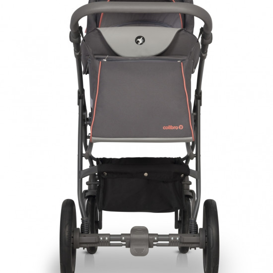 Коляска 2 в 1 Colibro Focus 9023-CF-15, coral, серый / оранжевый