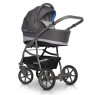 Коляска 2 в 1 Colibro Focus 9023-CF-04 blue, черный / голубой
