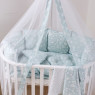 Bed kit 8 email Twins Dolce Forest residents 4063-D-012, Mint, M