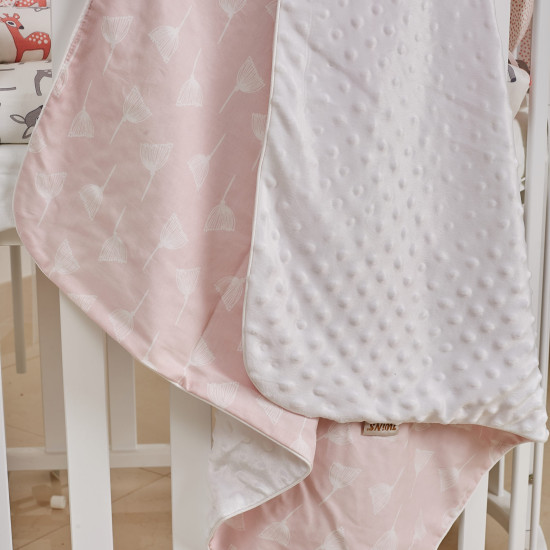 Постельный комплект 8 эл Twins Dolce Лесные жители 4063-D-013, pink, розовый