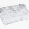 Постельный комплект 8 эл Twins Dolce Мишки 4061-D-005, grey, серый