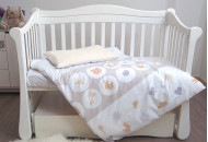 Сменная постель 3 эл Twins Eco Line New 3091-E-020, Animals beige, бежевый