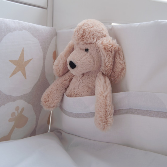 Постельный комплект 6 эл Twins Eco Line New 4091-E-020, Animals beige, бежевый