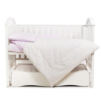 Сменная постель 3 эл Twins Comfort 3051-C-033, Котики розовые, розовый
