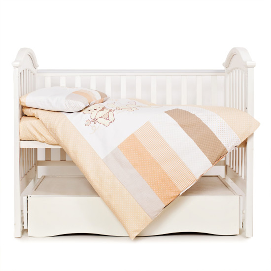 Сменная постель 3 эл Twins Dolce Dolce Друзья зайчики бежевый