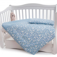 Сменная постель 3 эл Twins Dolce Лесные жители 3063-D-011, blue, голубой