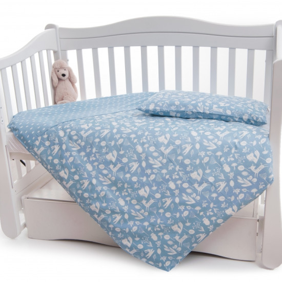 Replaceable bed 3 EL Twins Dolce Forest residents 3063-D-011, Blue, Blue