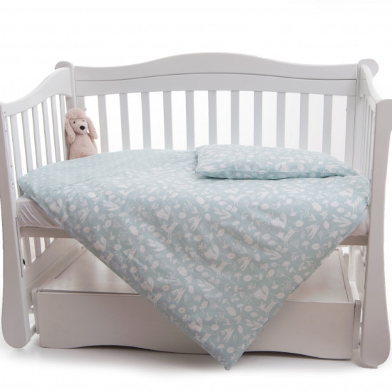 Сменная постель 3 эл Twins Dolce Лесные жители 3063-D-012, mint, мятный
