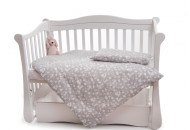 Змінна постіль 3 ел Twins Dolce Лісові мешканці 3063-D-016, grey, сірий