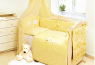 Постельный комплект 8 эл Twins Evo Кот и пес 4073-A-102, yellow, желтый