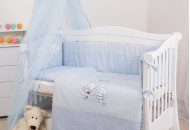 Постельный комплект 8 эл Twins Evo Кот и пес 4073-A-103, blue, голубой