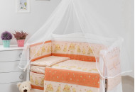Постельный комплект 7 эл Twins Comfort New 4051-C-118, Игрушки терракотовые, терракотовый
