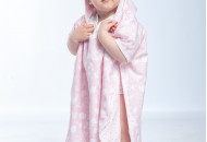 Poncho - Twins towel up to 5 years. 1501-T5-08, Pink, Pink