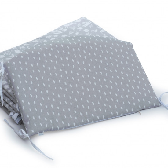 Бампер Twins Dolce Лесные жители 2063-D-016, grey, серый