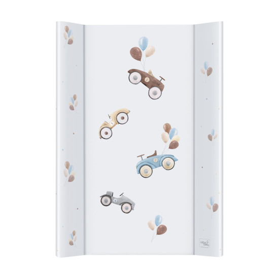 Пеленальная доска Cebababy 50x70 Retro Autumn W-200-000-640, Retro Cars, белый
