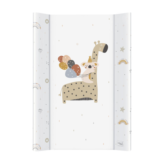 Пеленальная доска Cebababy 50x70 Retro Autumn W-200-000-637, Giraffe, белый