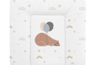 Пеленальный матрас Cebababy 75x72 Retro Autumn W-144-000-638, Big Bear, белый