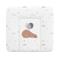 Пеленальный матрас Cebababy 75x72 Retro Autumn W-144-000-638, Big Bear, белый