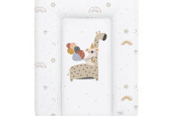 Пеленальный матрас Cebababy 50x70 Retro Autumn W-143-000-637, Giraffe, белый