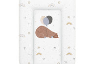 Пеленальный матрас Cebababy 50x70 Retro Autumn W-143-000-638, Big Bear, белый