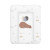 Пеленальный матрас Cebababy 50x70 Retro Autumn W-143-000-638, Big Bear, белый
