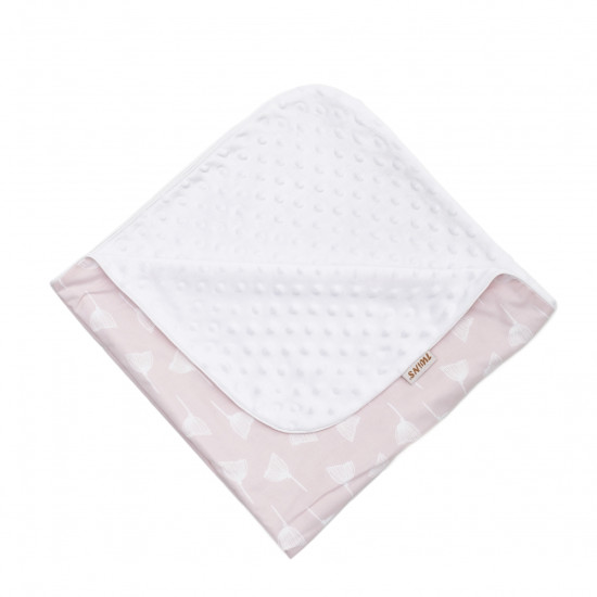 Плед Twins Dolce Minky 80x80 1465-D-013, Лесные жители pink, розовый