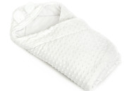 Envelope-Twins Minky Pedi ears 80x80 (wool) 9014-TV-01, White, white