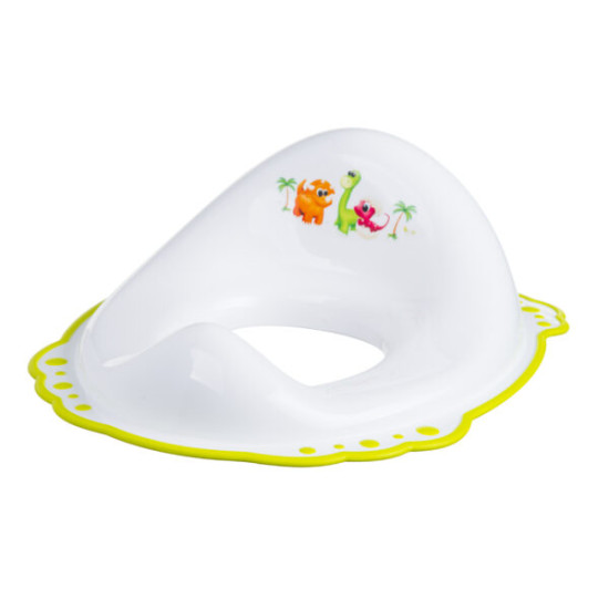 Накладка на унитаз Maltex Dino 2K 5961 white / green, белый / зеленый