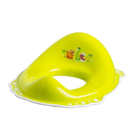Накладка на унитаз Maltex Dino 2K 5961 green / white, белый / зеленый