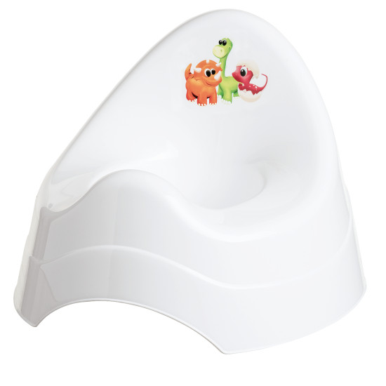 Горщик Maltex Dino 6005 white, білий