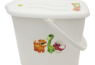 Ведерко для памперсов Maltex Dino white, белый