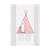 Пеленальная доска Cebababy 50x70 Lolly Polly W-200-120-607, Lama, белый / розовый