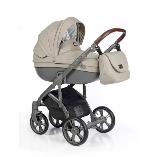 Коляска 2 в 1 Roan Bass Soft Basic Nature Ground, бежевый